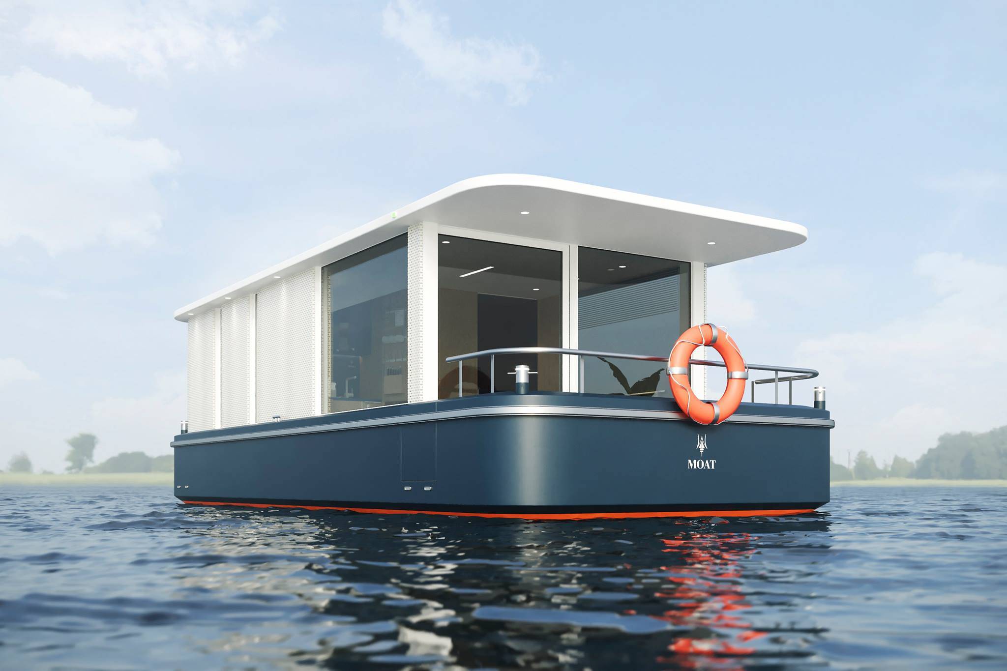 Houseboat MOAT Floating Hotel Room