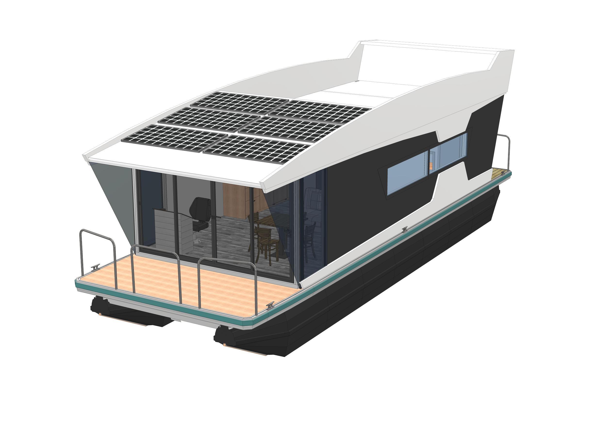 Houseboat Friesland Charter 12.75 X 4.50 (inboard Engine)