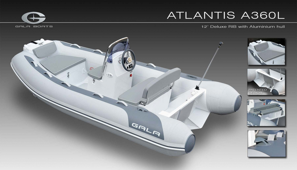 Gala A360l motor naar keuze 8/40pk Honda.  foto 2