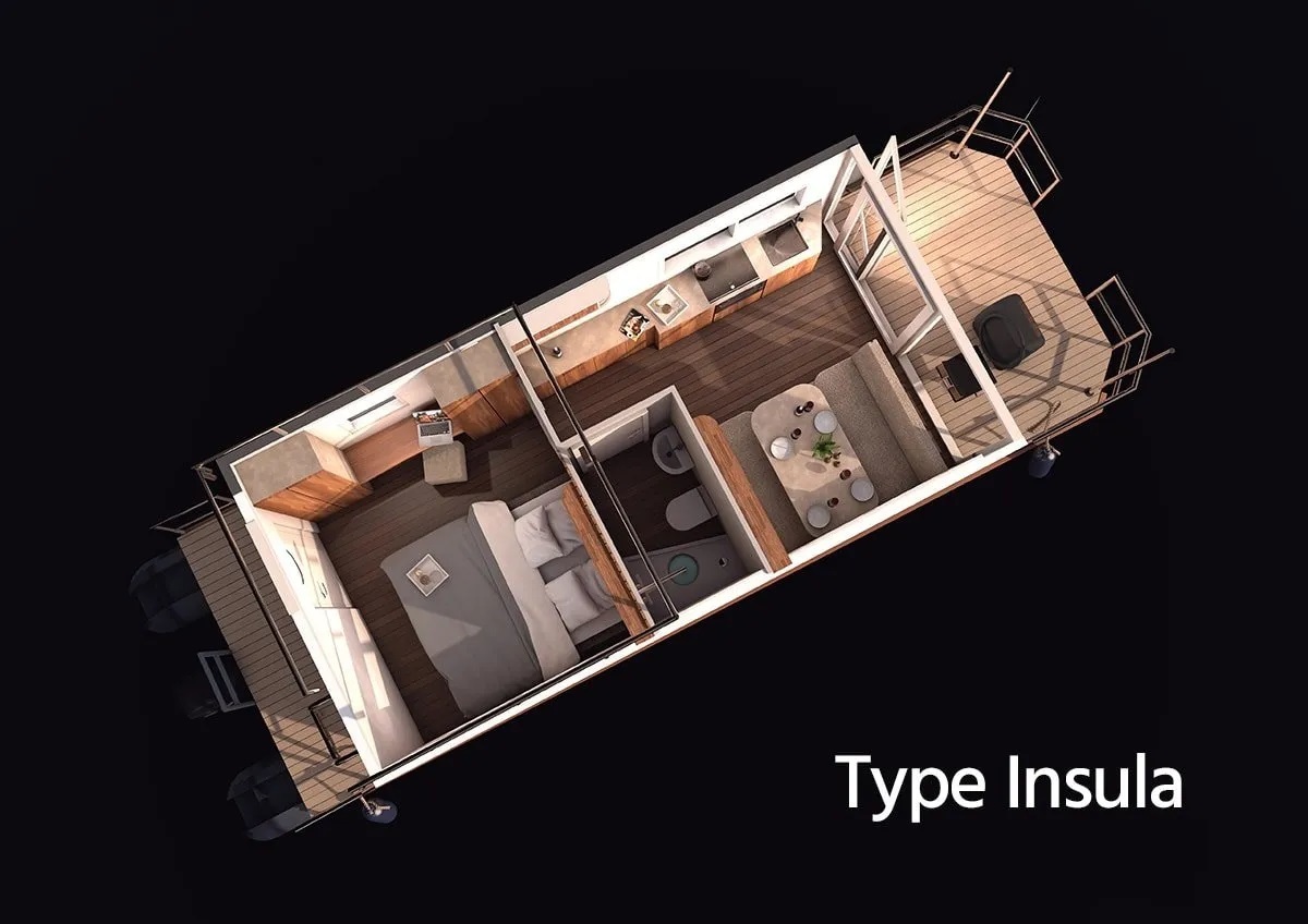 Flexmobil Houseboat Insula