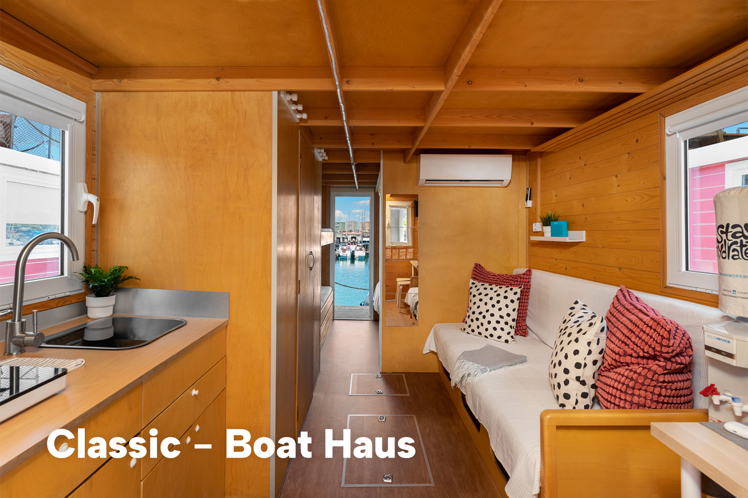 Boat Haus Mediterranean 8x3 Classic Houseboat foto: 3