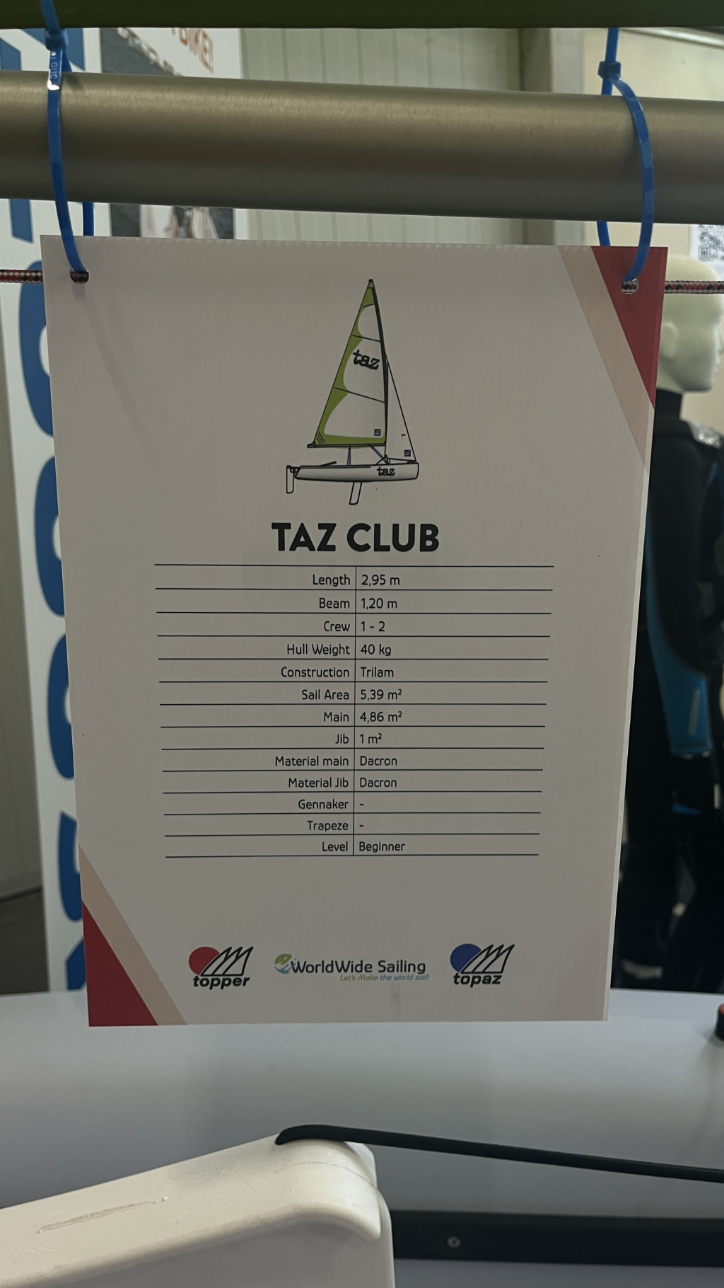 World Wide Sailing  Topper Taz  foto 3