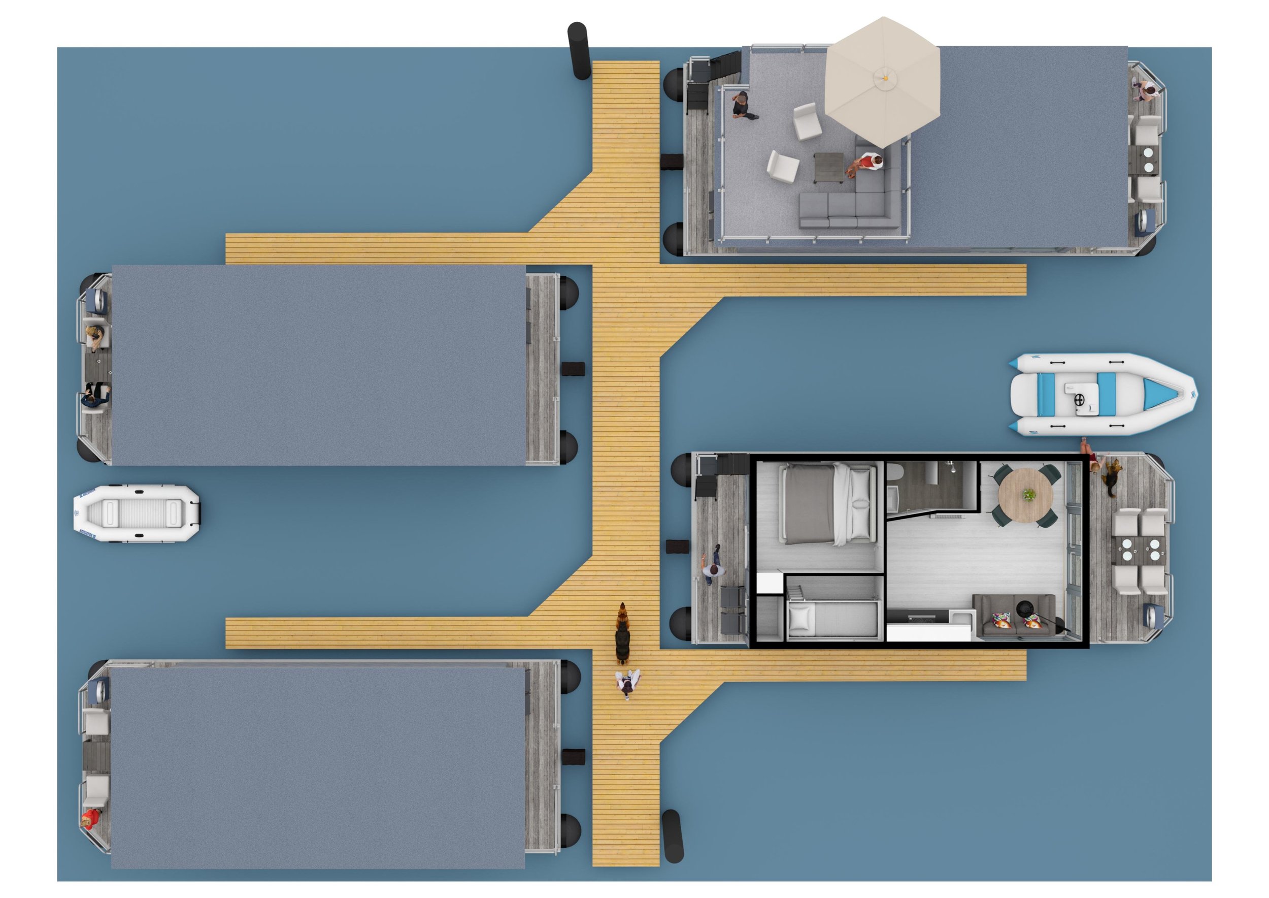 Havenlodge Melite Houseboat (met Huurligplaats) foto: 18