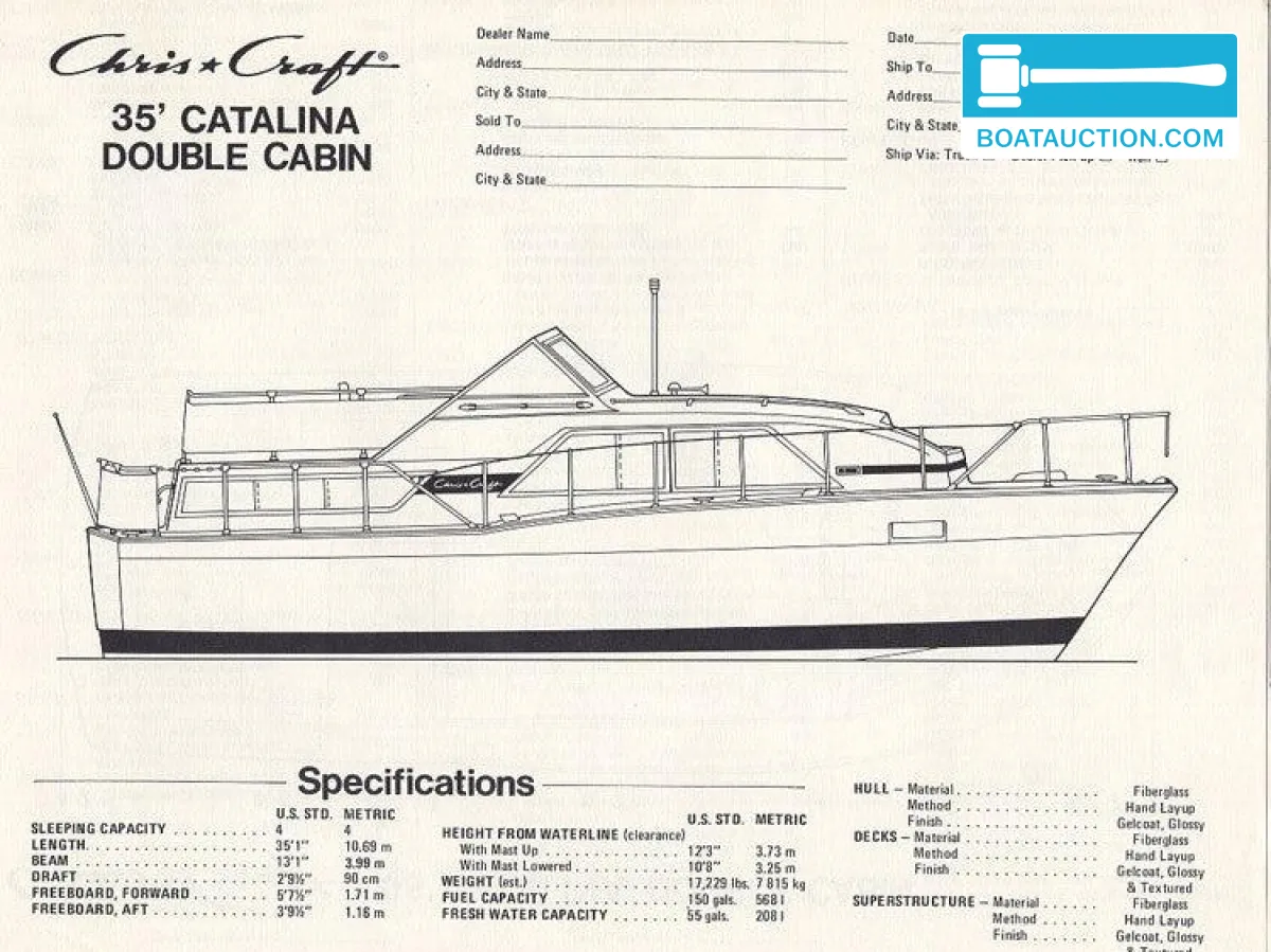 Chris Craft Catalina 35 DC foto: 26