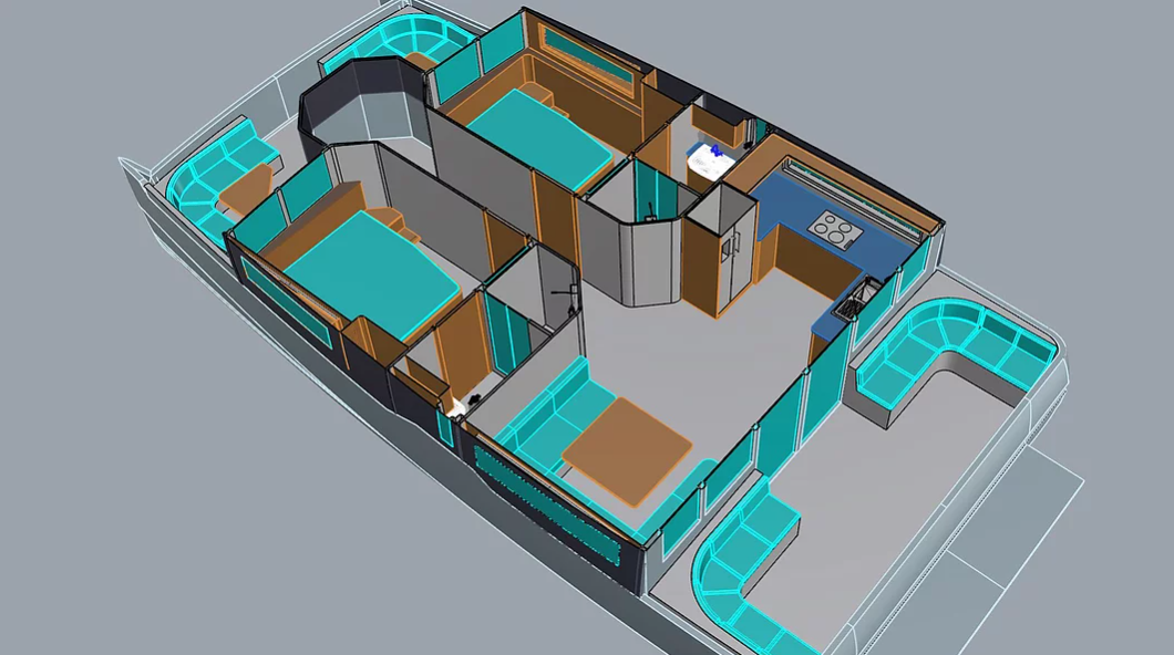 Marine Maison Houseboat Smart 40' Houseboat foto: 3